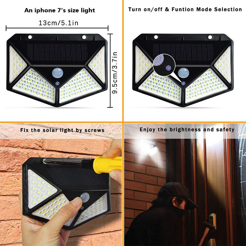 Panel Solar 100 Led